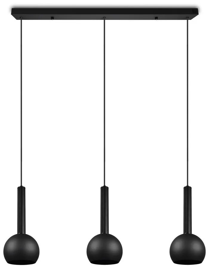 Черно висящо осветително тяло Ciliana – CINQUE