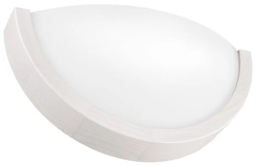 Аплик NATURAL SLIM 1xE27/60W/230V бор/бял
