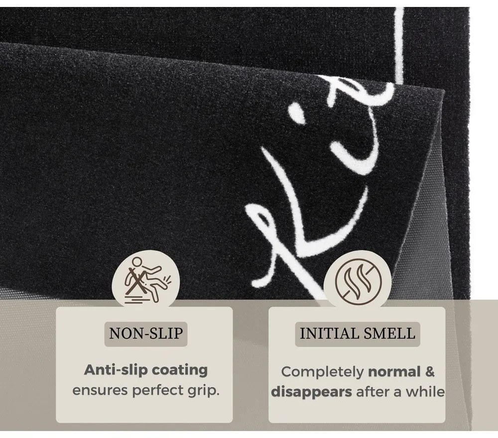 Черно пътека Zala Living Kitchen, 50 x 150 cm