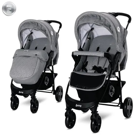 Детска лятна количка DAISY BASIC LORELLI - Cool GREY