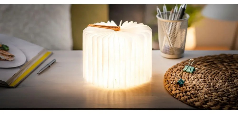 Оранжева светлинна декорация с USB Booklight – Gingko