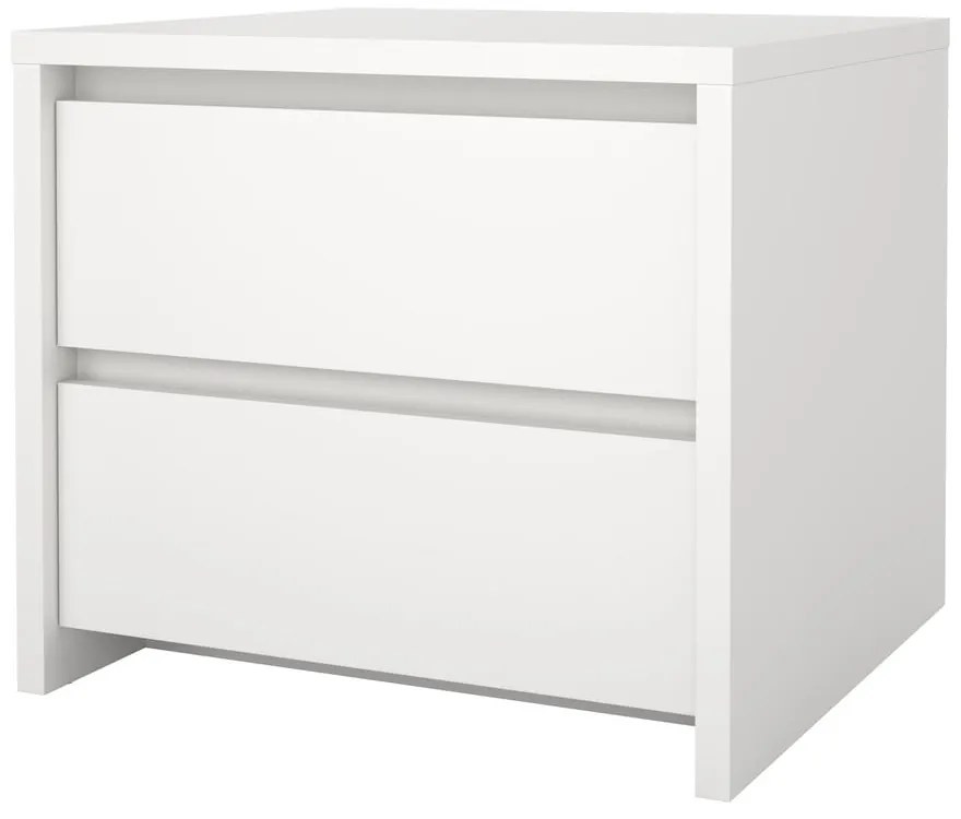 Бяло нощно шкафче Next – Tvilum