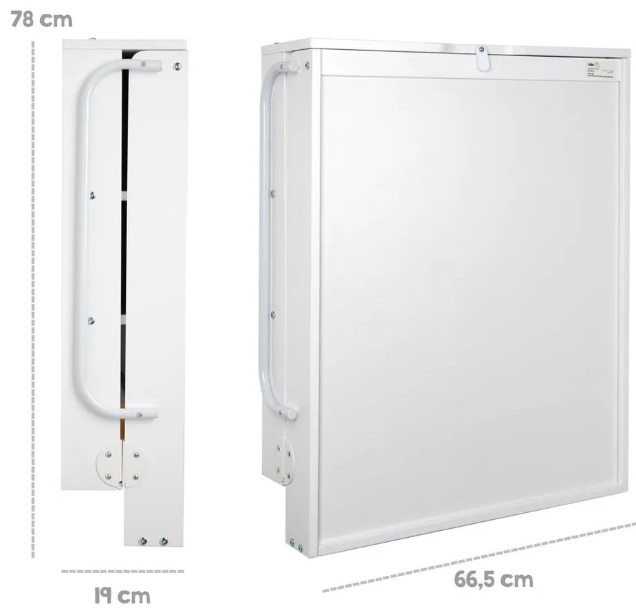 Бяла висяща маса за преповиване Vogeltanz – Roba