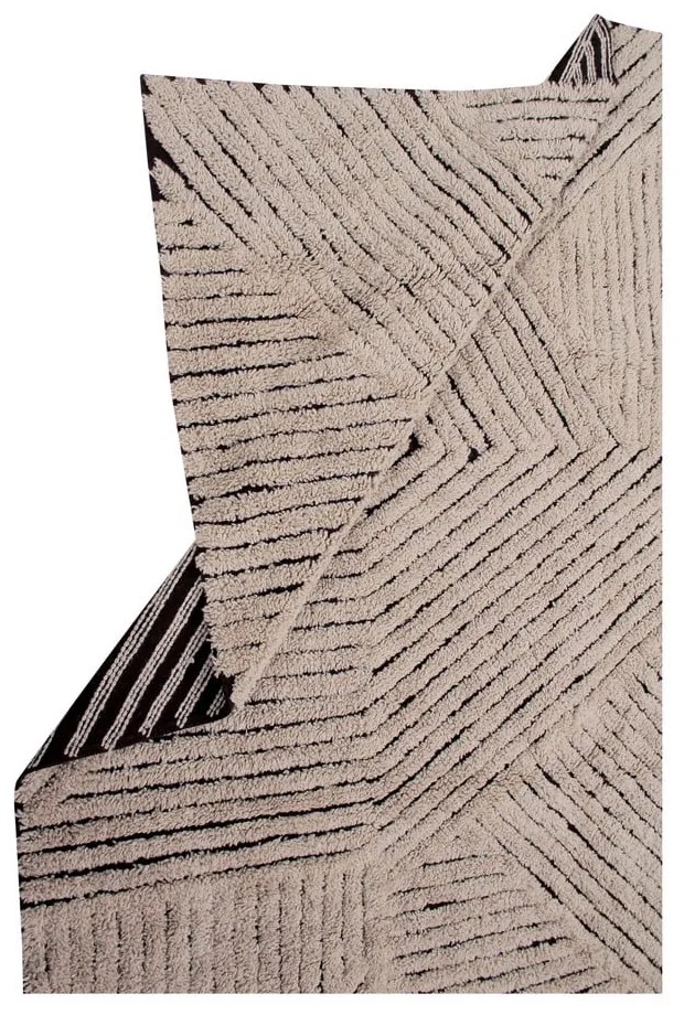 Светлокафяв ръчно изработен вълнен килим подходящ за пране 170x240 cm Golden Coffee – Lorena Canals