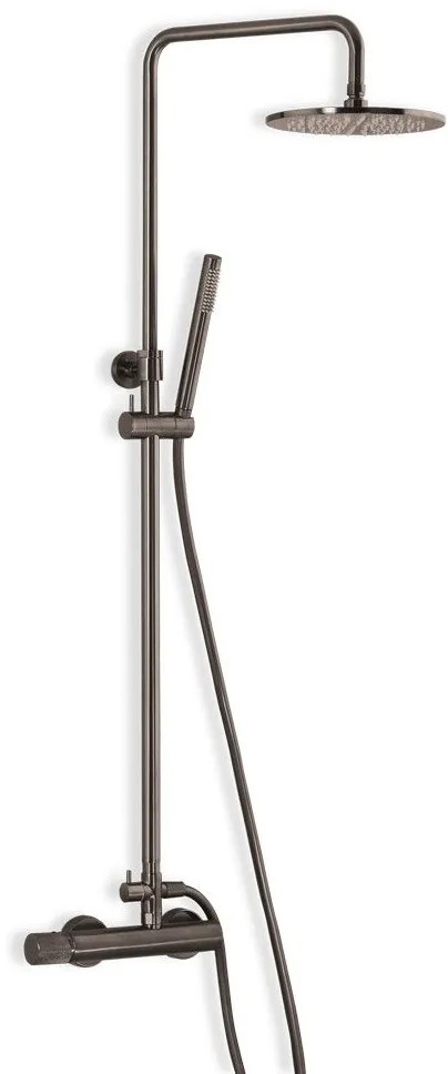 Колона душ Eletta Tecno-черен-четка