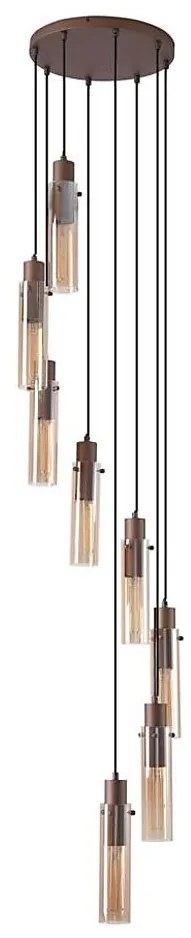 Searchlight 88920-8MO - Полилей на кабел SWEDEN 8xE27/60W/230V