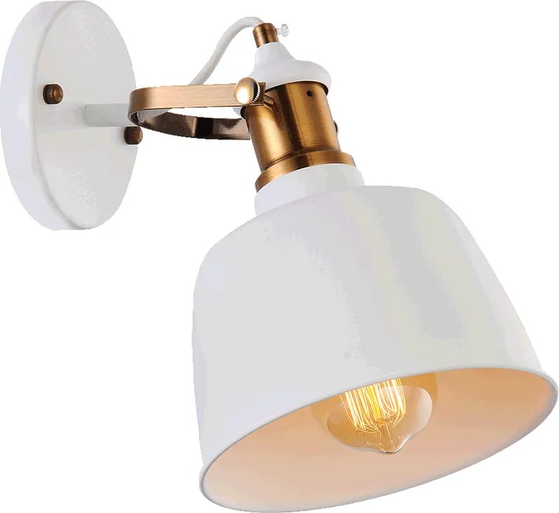 Аплик FAMOSA, бял, 1xE27