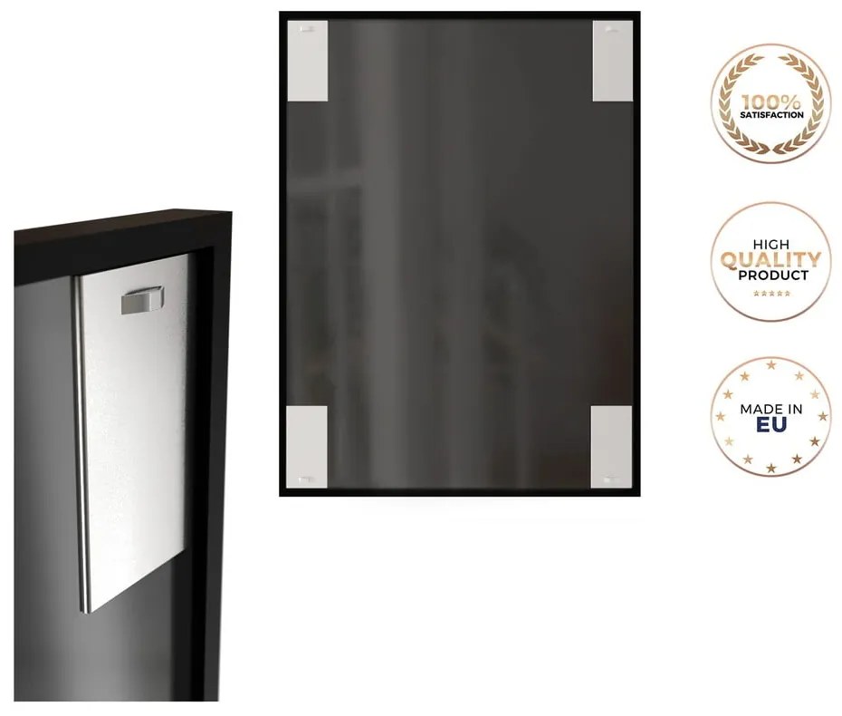 Стенно огледало 69x95 cm Loft Slate – Styler