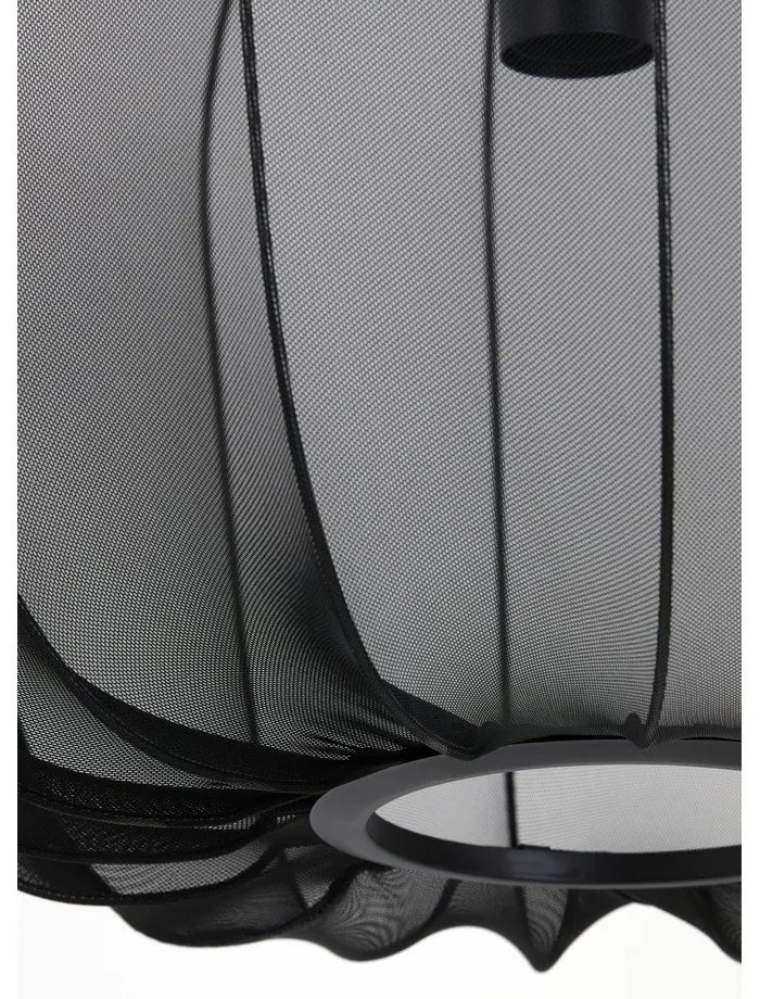 Черна лампа за таван ø 50 cm Plumeria - Light &amp; Living