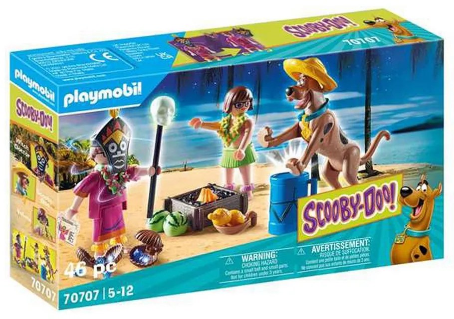 Playset Scooby Doo Aventure with Witch Doctor Playmobil 70707 (46 pcs)