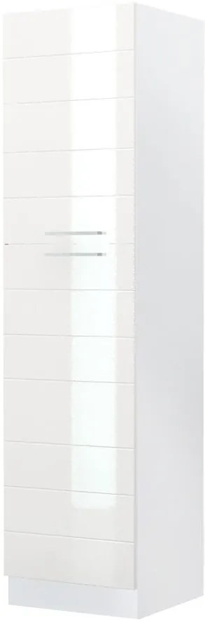 Висок подов шкаф Hudson K23-60-1KF-White glossy