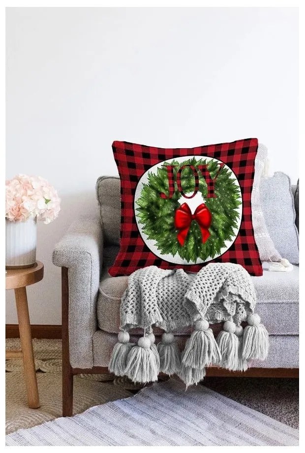 Калъфка за възглавница с коледен мотив 43x43 cm – Mila Home