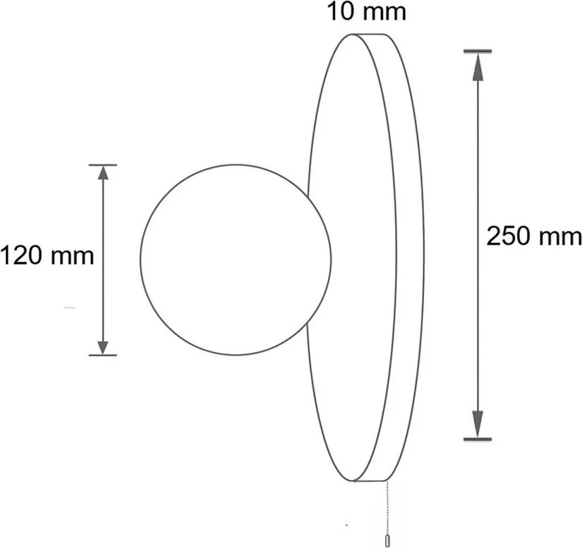 Бежова каменна стенна лампа ø 12 cm Hilde – Opviq lights