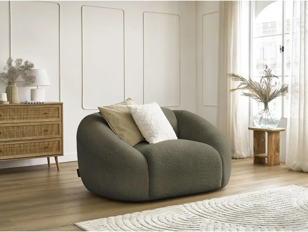 Зелено кресло от букле Tina – Bobochic Paris