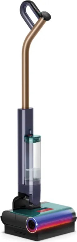 Уред за мокро и сухо почистване Dyson Clean+Wash Hygiene 432030-01, 530/760 мл, 45 мин, 350 м2, 4 режима, Самозадвижване, Сушене на ролката, Пруско синьо/меден
