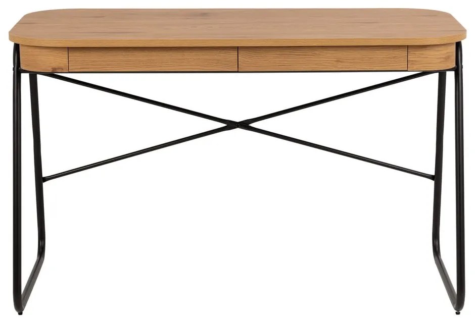 Работна маса с дъбов плот 60x120 cm Blueton – Actona