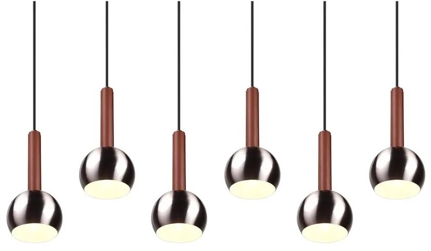 Черно висящо осветително тяло Ciliana – CINQUE