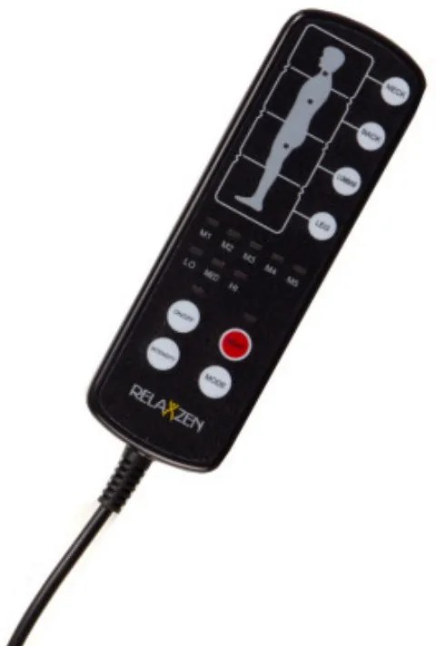 Масажен матрак със загряване ZENET ZET- 826, 12W, 175х57 см, 5 режима, Светлокафяв