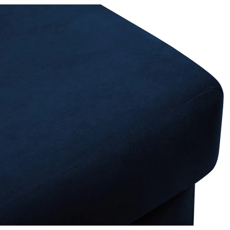 Синя кадифена табуретка Kyoto – Cosmopolitan Design