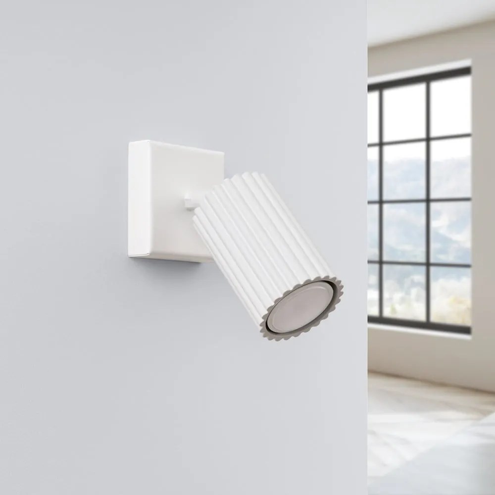 Бял прожектор 8x16 cm Gleam – Sollux