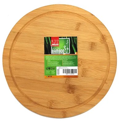 Бамбукова дъска кръгла ф32см (B3338M)