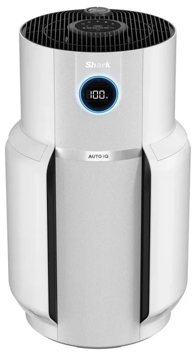 Пречиствател на въздух Shark NeverChange Max HP300EU, До 130 м3, 54W, 5 скорости, Без смяна на филтър до 5 години, LED дисплей, Бял