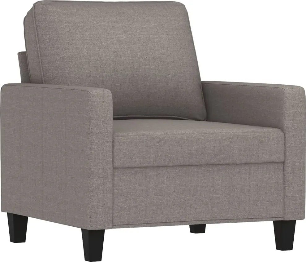 359154 vidaXL Кресло, таупе, 60 см, текстил