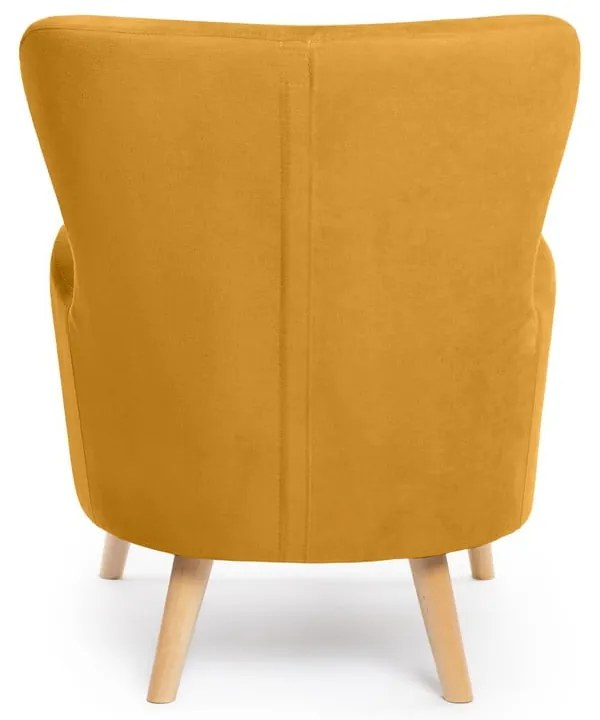 Кресло в цвят горчица Noemye – Bonami Selection