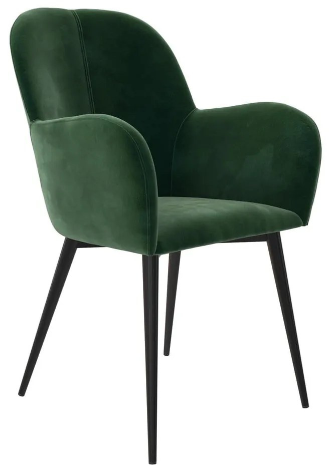 Зелен тапициран трапезен стол Fitz – Støraa