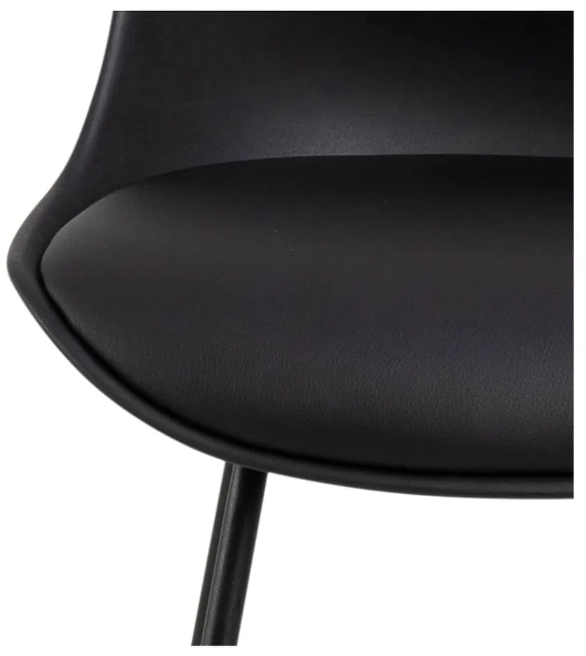 Черен бар стол (височина на седалката 76 cm) Tina – Actona