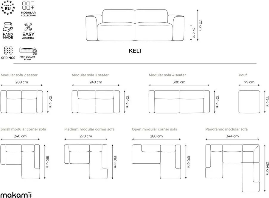Теракотена табуретка Keli – Makamii