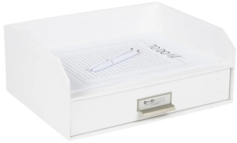 Картонен органайзер за докумнети с чекмедже Walter – Bigso Box of Sweden
