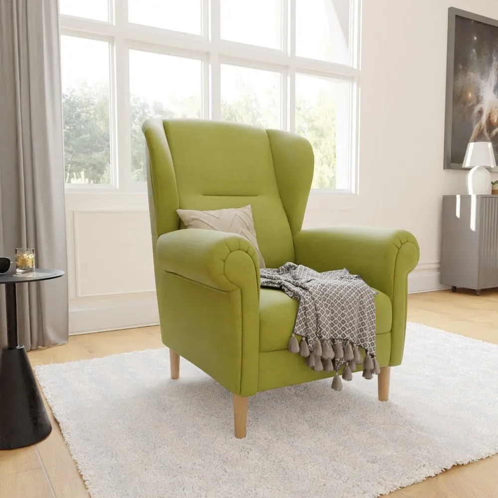 Зелено кресло крило Swan – Ropez