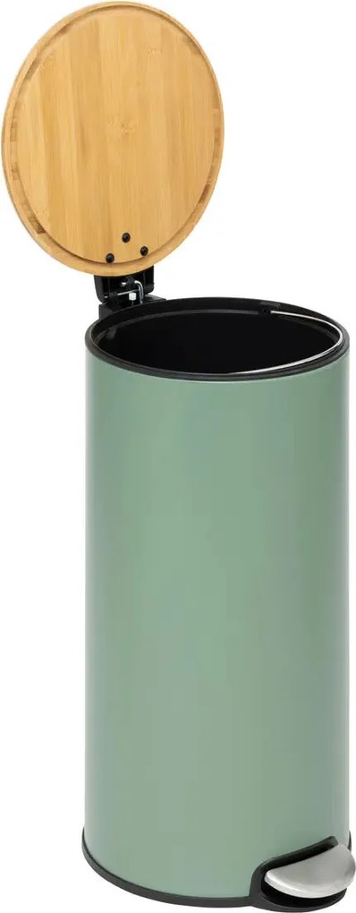 Кош 5five Modern Color, Метал и бамбук, 30 L - Черен
