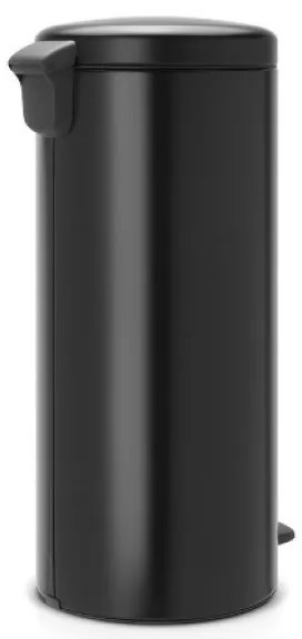 Кош за боклук с педал Brabantia NewIcon 649059, 30 л, Плавно затваряне, Противоплъзгаща основа, Черен