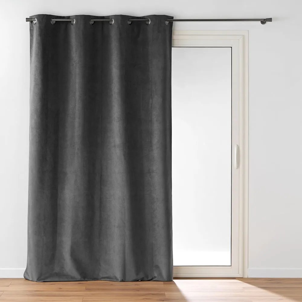 Антрацитно перде 140x260 cm Olympe – douceur d'intérieur