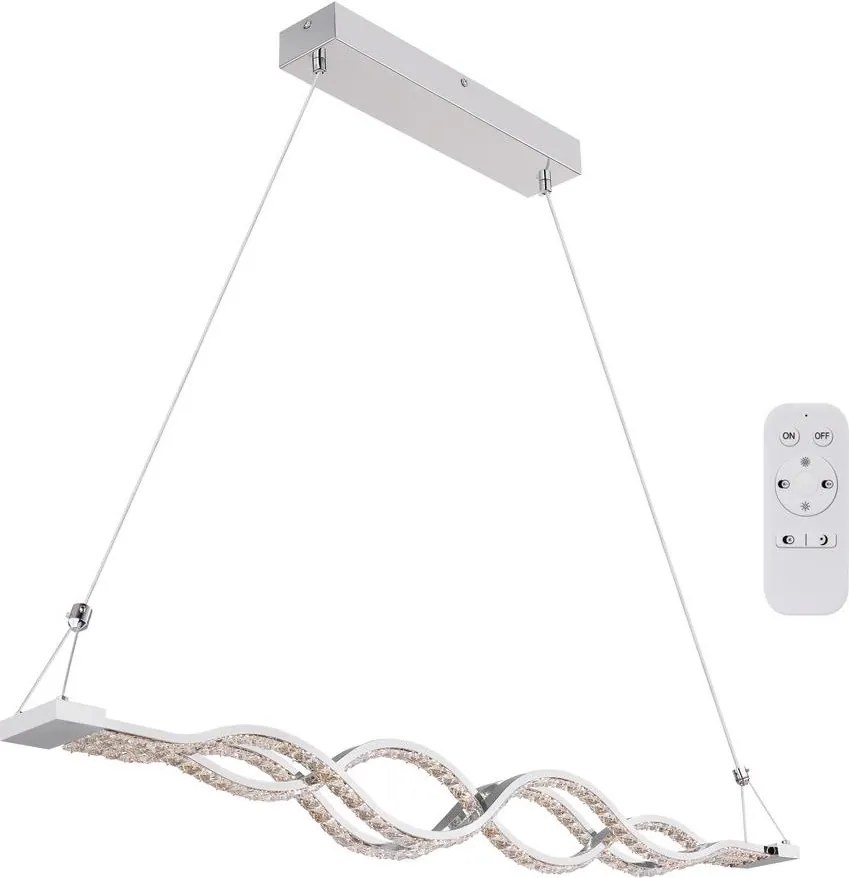 Globo 67109-30 - LED димируема висяща лампа на кабел PILLA LED/30W/230V + дистанционно управление