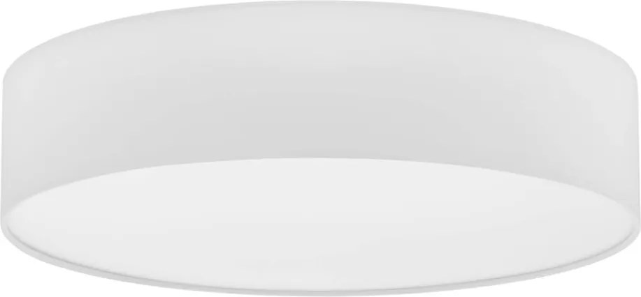 Бяло осветително тяло за таван с текстилен абажур PASTERI – EGLO