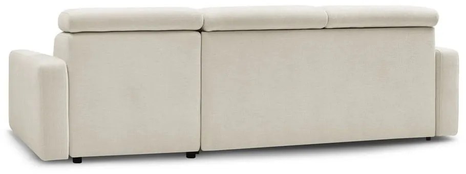 Кремав разтегателен ъглов диван (променлив) Monaco – Bobochic Paris