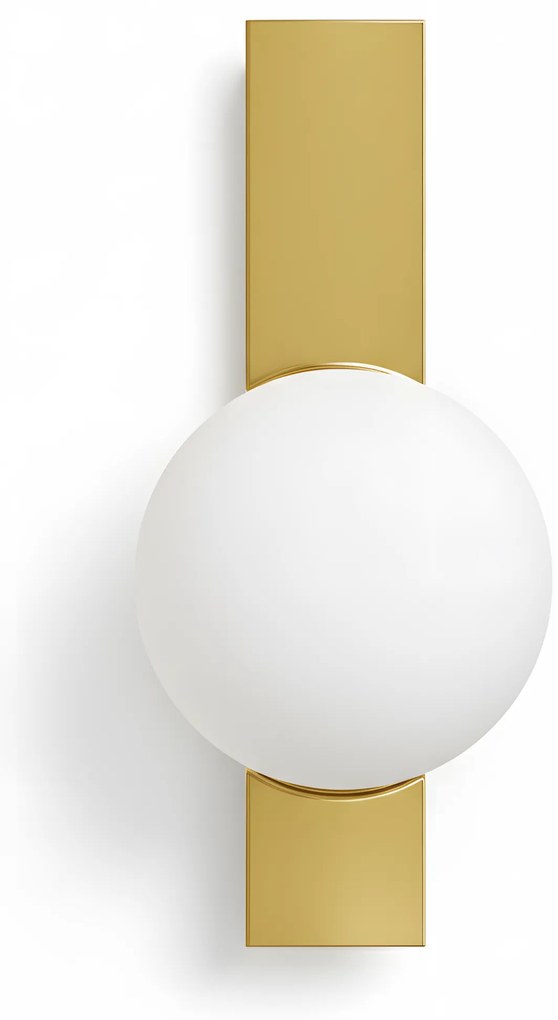 APP1758-1W Applique murale brossée or/blanc