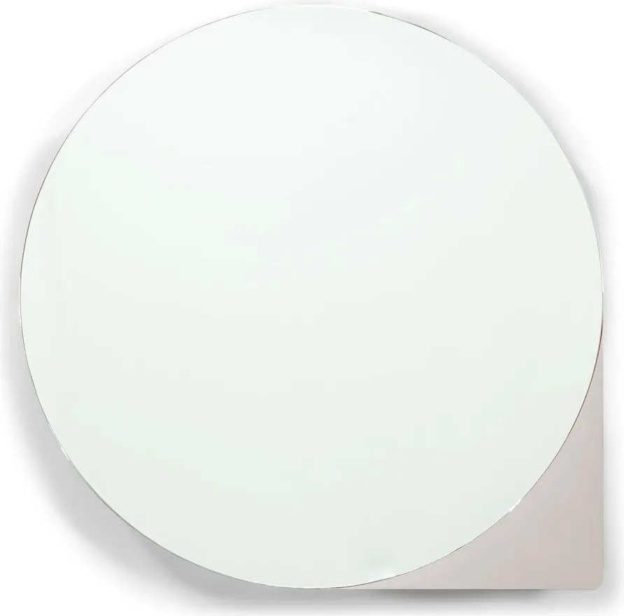 Кафяво-сив метален стенен/с огледало шкаф за баня 55x55 cm Sonnet – Spinder Design