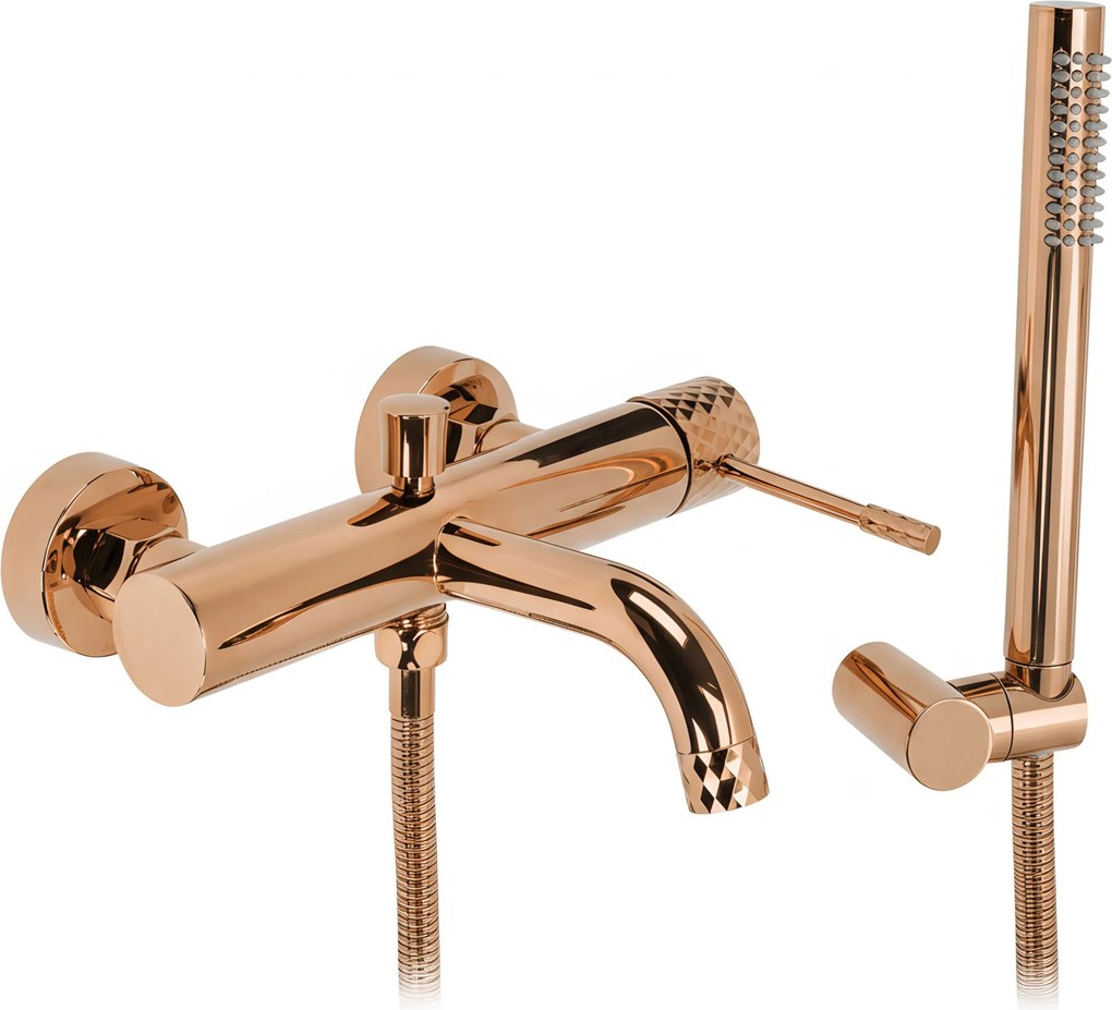 Смесител за вана Rea Lungo Diamond Copper