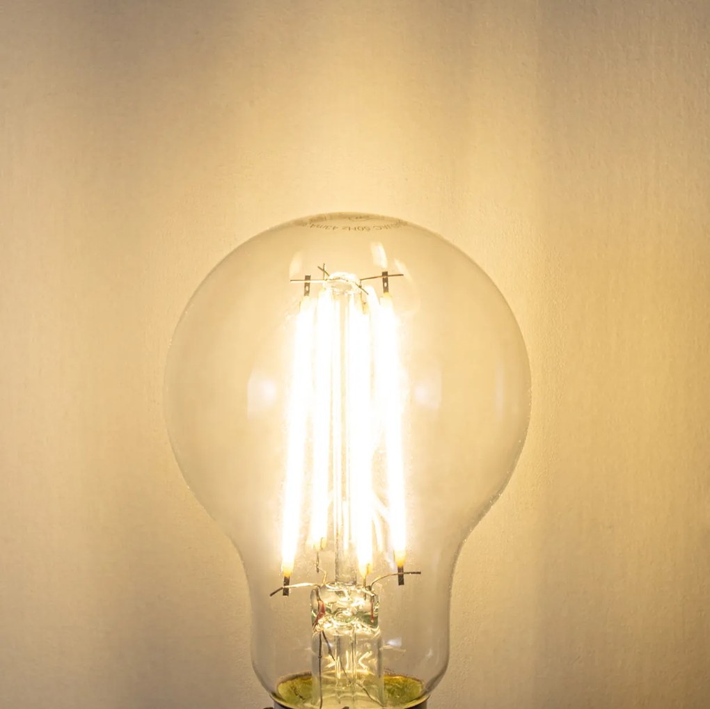 Комплект от 5 E27 димируеми LED крушки A60 8W 900 lm 3000K