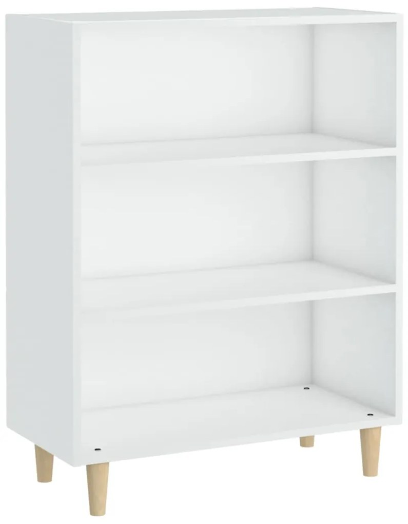 812240 vidaXL Сайдборд, бял, 69,5x32,5x90 см, инженерно дърво