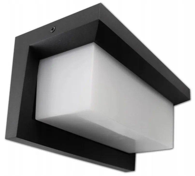 LED Екстериорен аплик LED/12W/230V IP54 черен