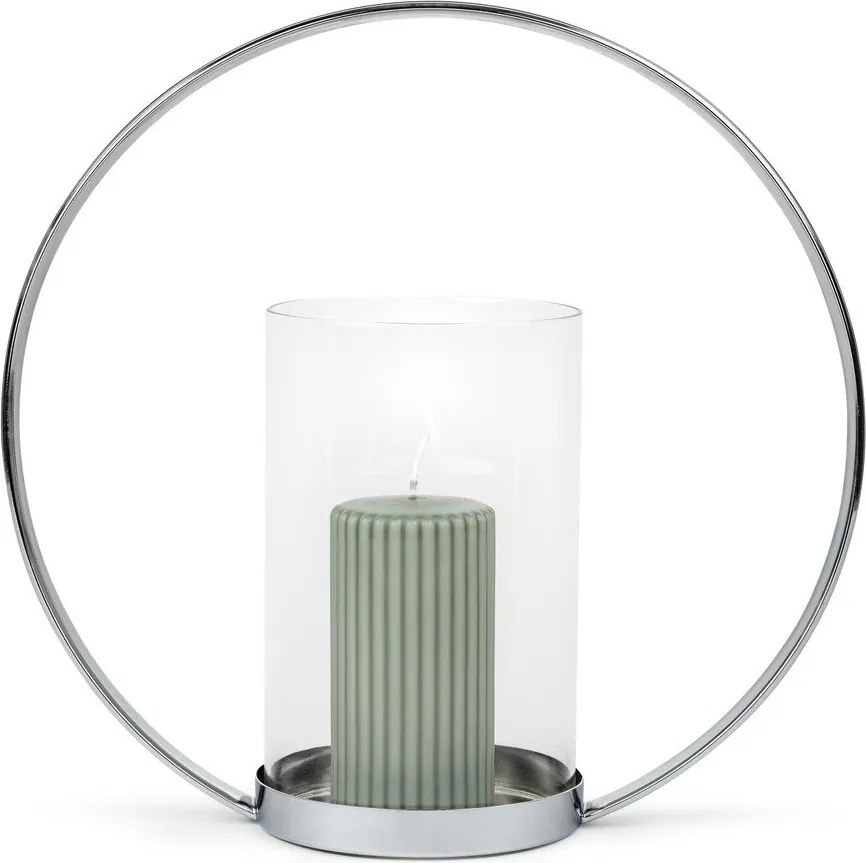 Метален свещник за чаена свещ Elana – Zilverstad