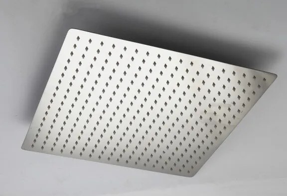 Стационарна душ глава "АЛИС" ICH 2512, неръждаема стомана, хром, 1 функция, 40x40см