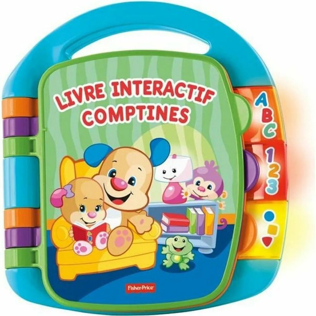 Бебешка играчка Fisher Price Interactive Book Nursery Rhymes Puppy (FR) Пластмаса