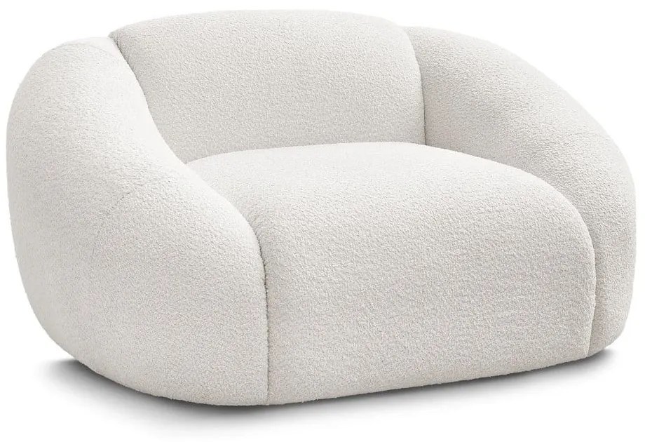 Бяло кресло от букле Tina – Bobochic Paris