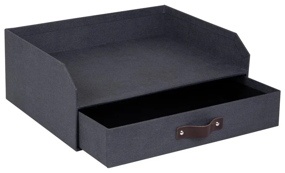 Картонен органайзер за докумнети с чекмедже Walter – Bigso Box of Sweden